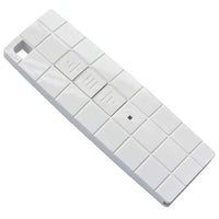 vidaXL Toldo motorizado com caixa 350x250 cm azul e branco