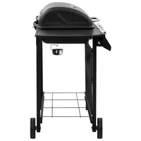 vidaXL Grelhador/barbecue a gás 4 discos preto