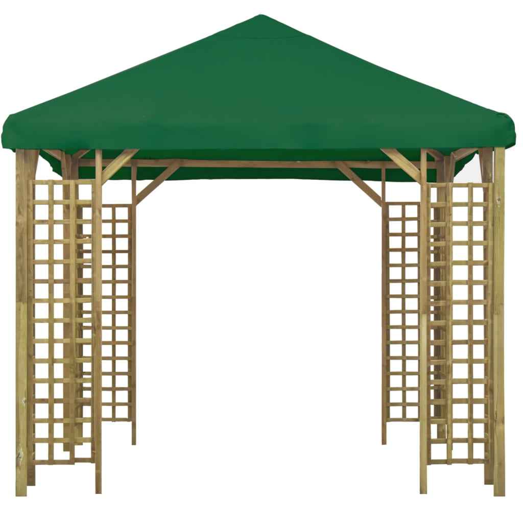 vidaXL Gazebo 3x3 m verde