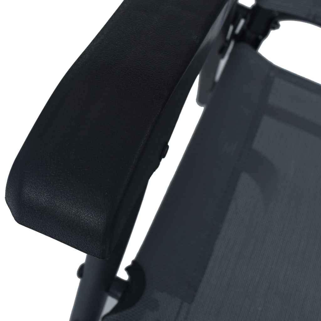 vidaXL Conjunto bistrô 3 pcs aço cinzento