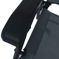 vidaXL Conjunto bistrô 3 pcs aço cinzento