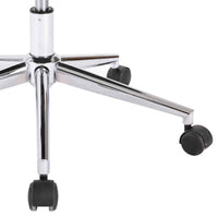 vidaXL Cadeira de escritório giratória couro artificial preto