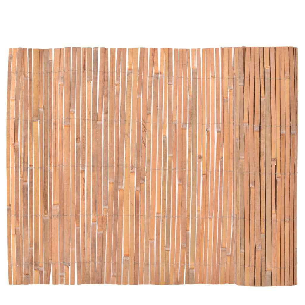 vidaXL Cercas em bambu 2 pcs 100x400 cm