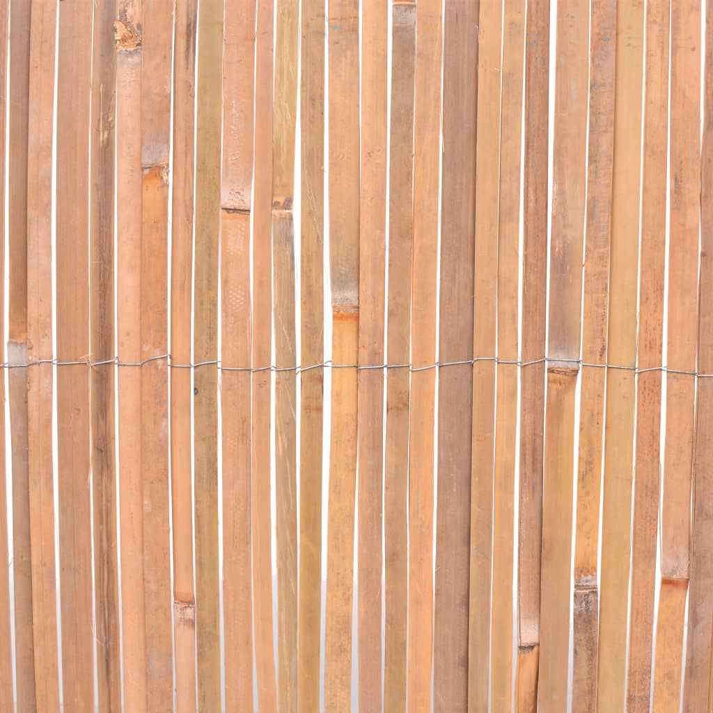 vidaXL Cercas em bambu 2 pcs 100x400 cm