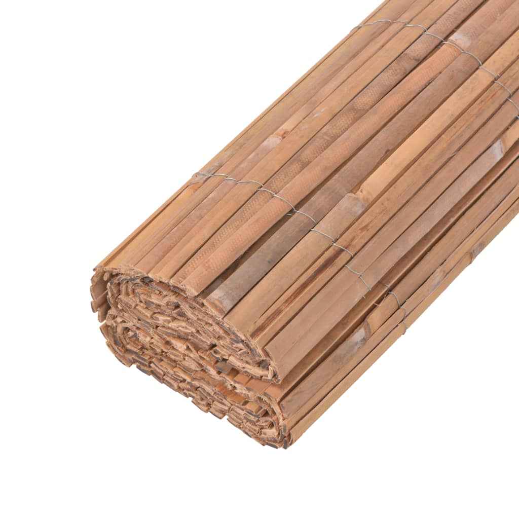 vidaXL Cercas em bambu 2 pcs 100x400 cm