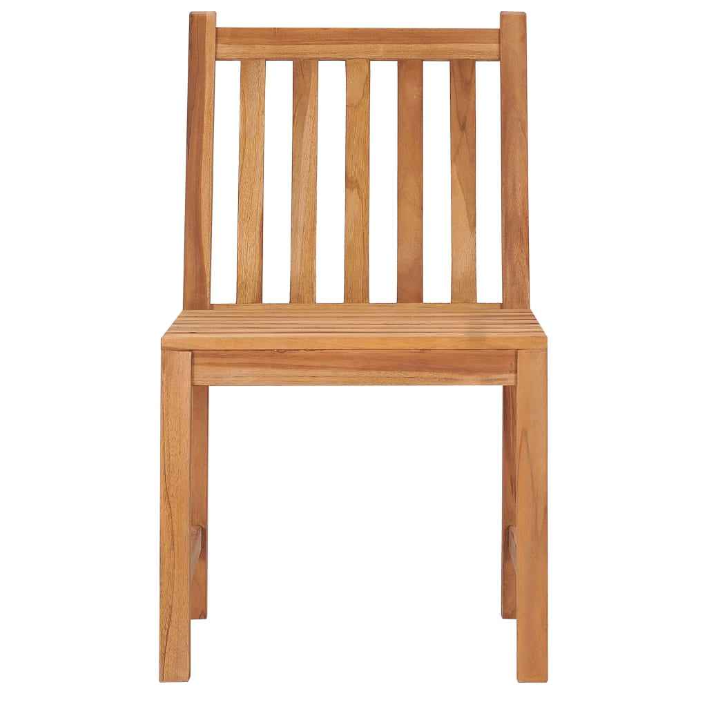 vidaXL Conjunto de jantar de jardim de 5 peças 150x90 cm madeira de teca maciça