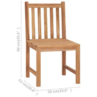vidaXL Conjunto de jantar de jardim de 7 peças 180x90 cm madeira de teca maciça
