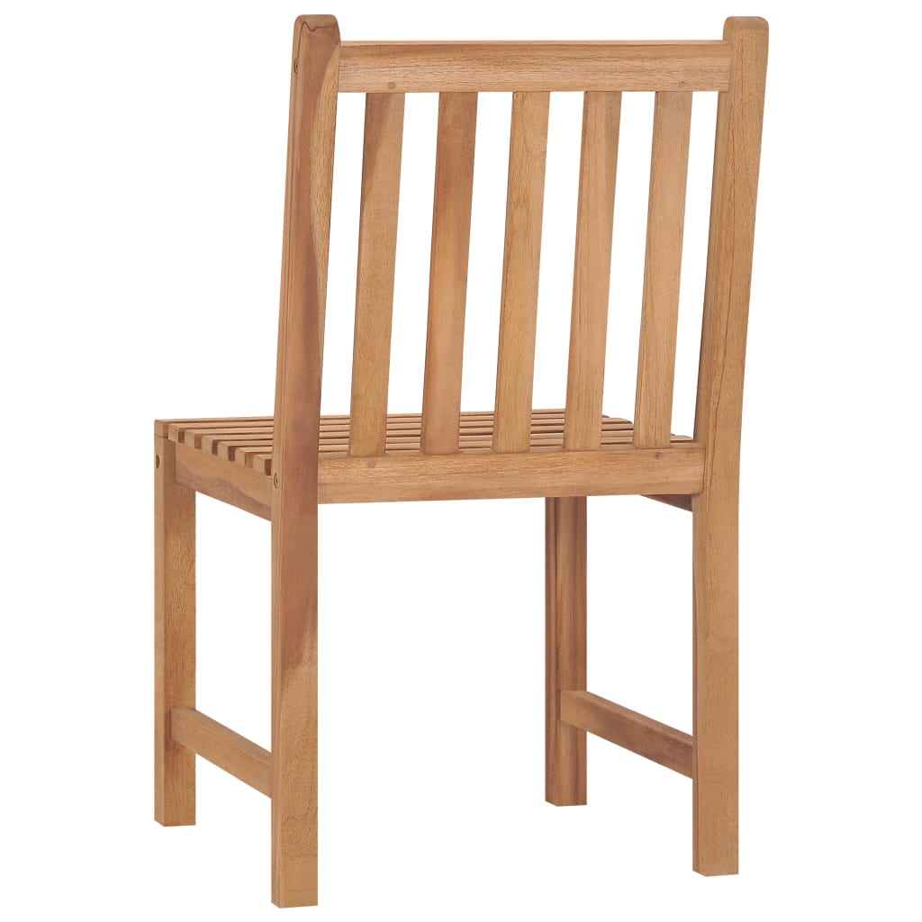 vidaXL Conjunto de jantar de jardim de 7 peças 180x90 cm madeira de teca maciça