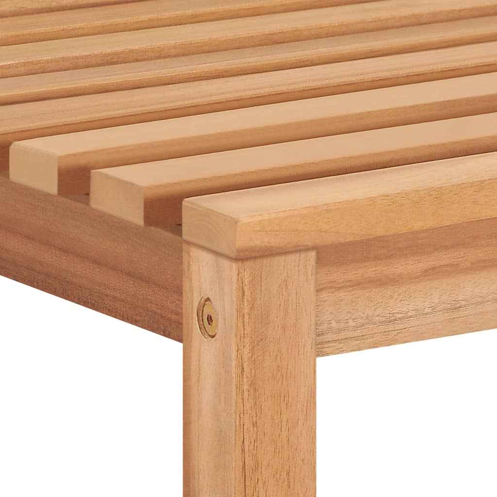 vidaXL Conjunto de jantar de jardim de 7 peças 180x90 cm madeira de teca maciça