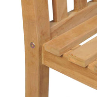 vidaXL Conjunto de jantar de jardim de 5 peças, 180x90 cm, madeira de teca maciça