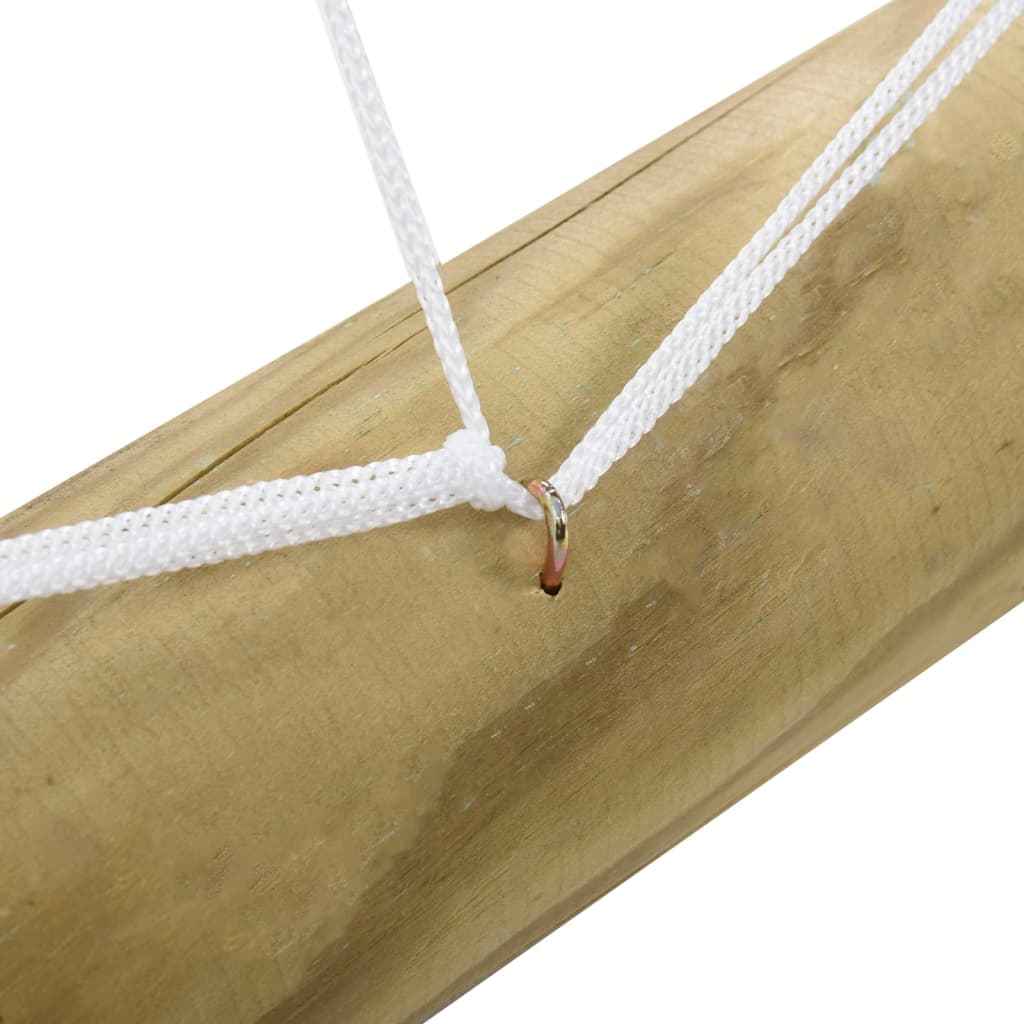 vidaXL Baliza de futebol com rede 160x80x100 cm pinho impregnado