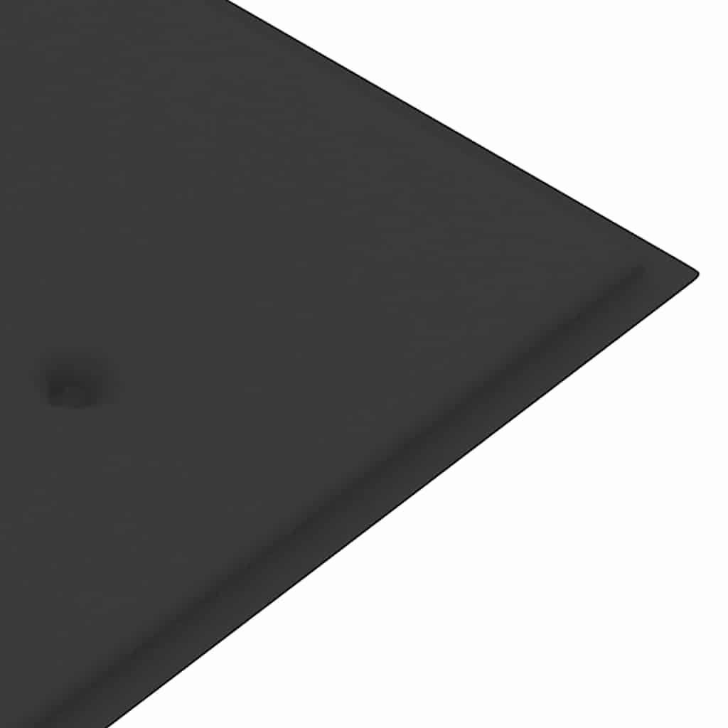 vidaXL Banco de jardim 2 lugares c/ almofadão 120 cm eucalipto maciço