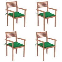 vidaXL Cadeiras de jardim c/ almofadões antracite 2 pcs teca maciça