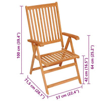 vidaXL Cadeiras de jardim c/ almofadões antracite 2 pcs teca maciça