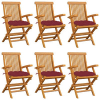 vidaXL Cadeiras de jardim c/ almofadões antracite 2 pcs teca maciça