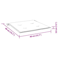 vidaXL Cadeiras de jantar c/ almofadões antracite 2 pcs teca maciça