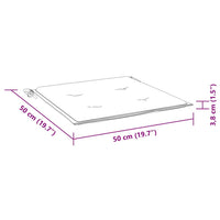 vidaXL Cadeiras de jardim c/ almofadões 2 pcs teca maciça