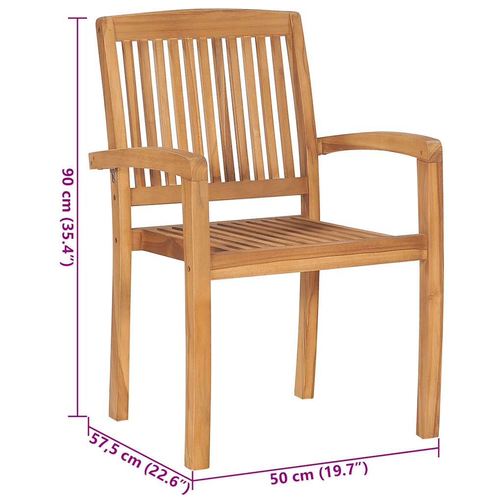 vidaXL Cadeiras de jardim c/ almofadões antracite 2 pcs teca maciça