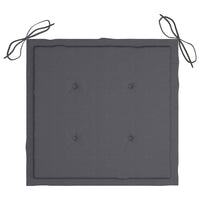 vidaXL Cadeiras de jardim dobráveis c/ almofadões 2 pcs bambu