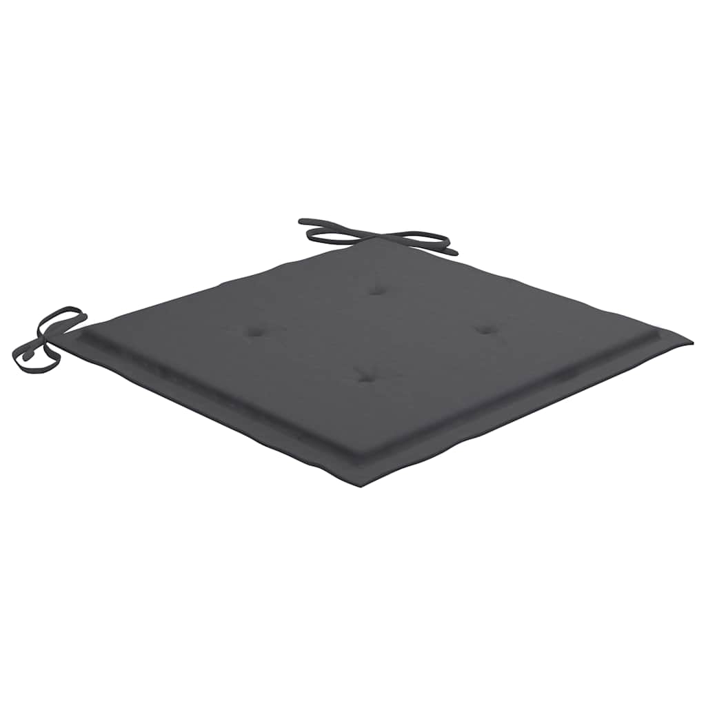 vidaXL Cadeiras de jardim dobráveis c/ almofadões 2 pcs bambu