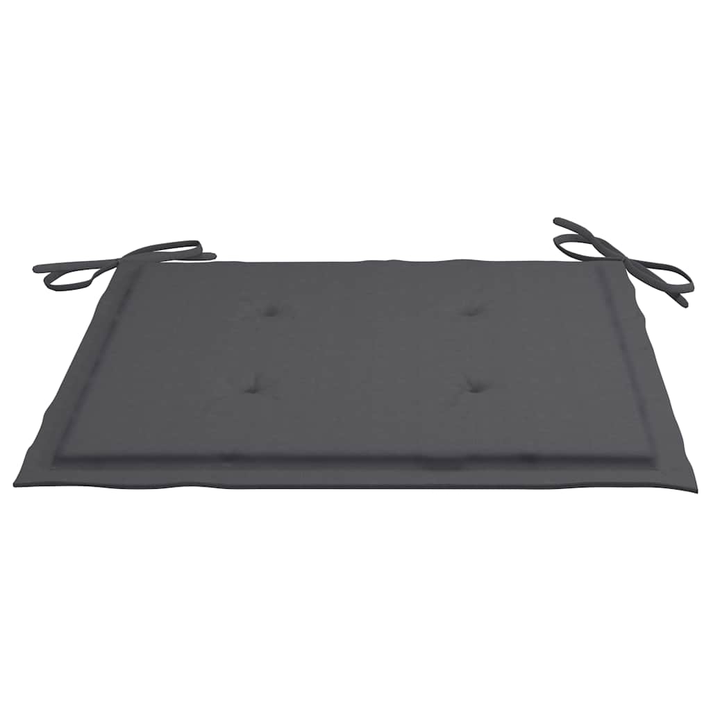 vidaXL Cadeiras de jardim dobráveis c/ almofadões 2 pcs bambu