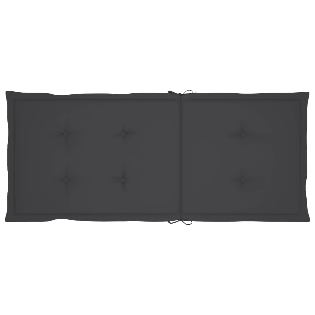 vidaXL Cadeiras jardim reclináveis c/ almofadões 2 pcs acácia maciça