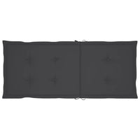 vidaXL Cadeiras jardim reclináveis c/ almofadões 2 pcs acácia maciça