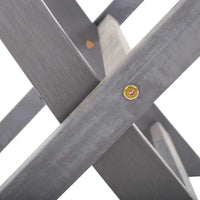 vidaXL Cadeiras de exterior dobráveis 6 pcs madeira de acácia maciça