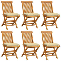 vidaXL Cadeiras de jardim c/ almofadões antracite 2 pcs teca maciça