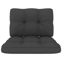 vidaXL 3 pcs conjunto lounge de jardim com almofadões pinho impregnado