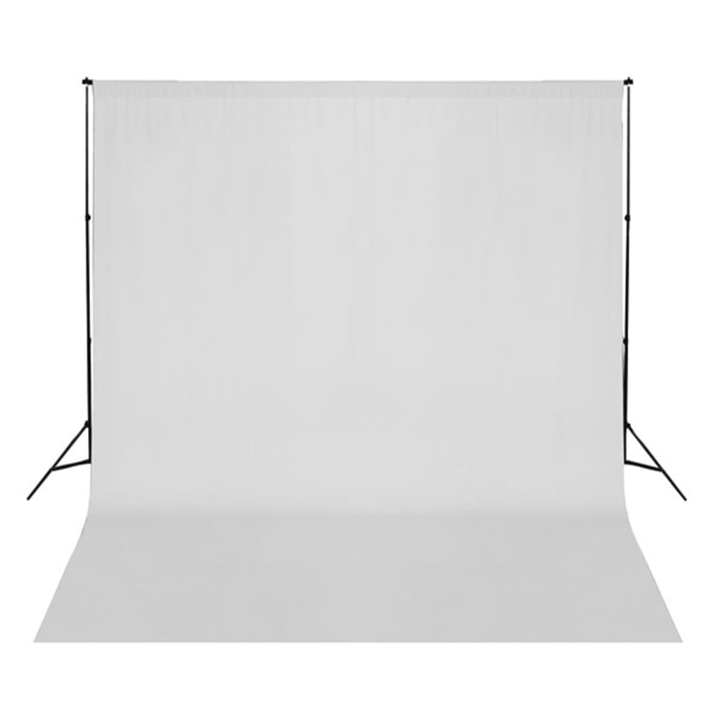 vidaXL Kit de estúdio fotográfico com lâmpadas/fundo/refletor