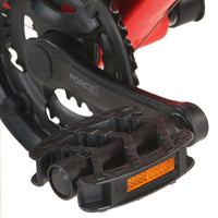 vidaXL Bicicleta de montanha 21 velocidades roda 29" 53 cm vermelho
