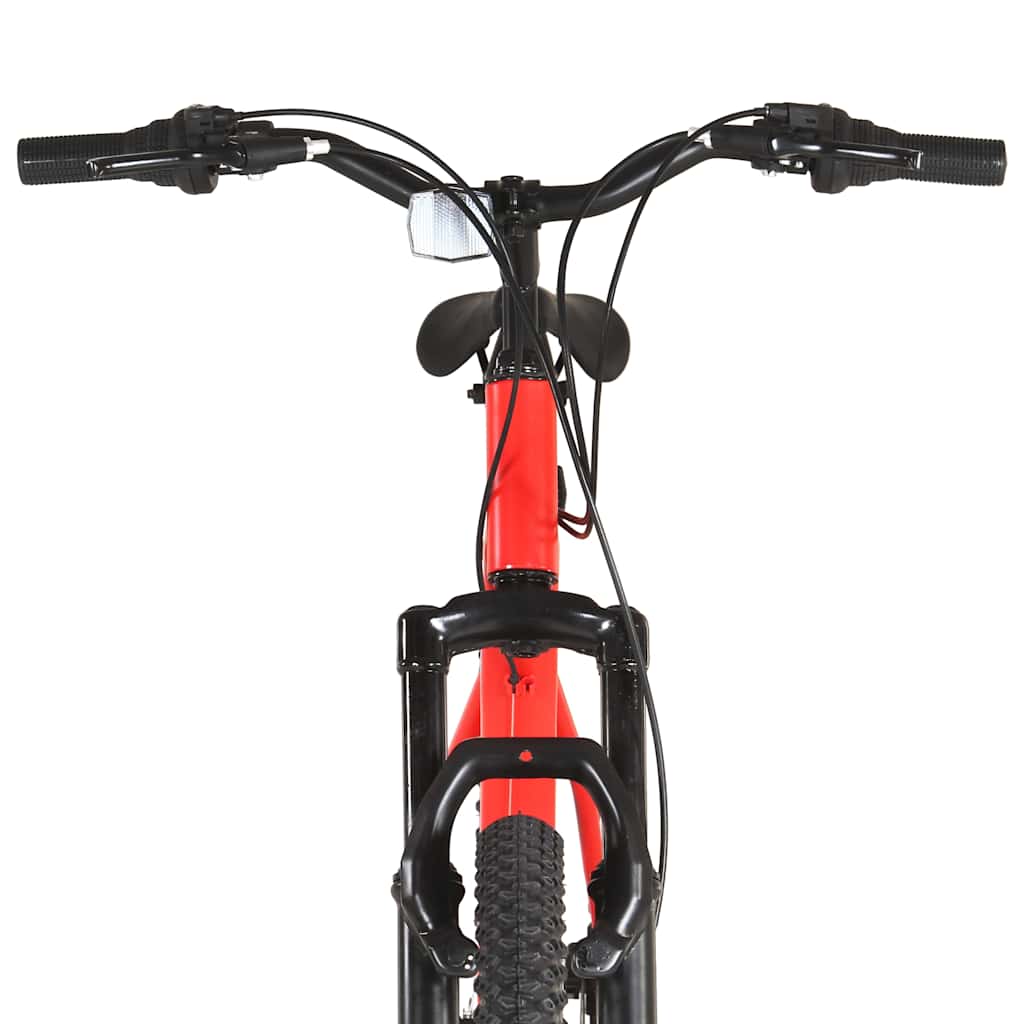vidaXL Bicicleta de montanha 21 velocidades roda 29" 53 cm vermelho