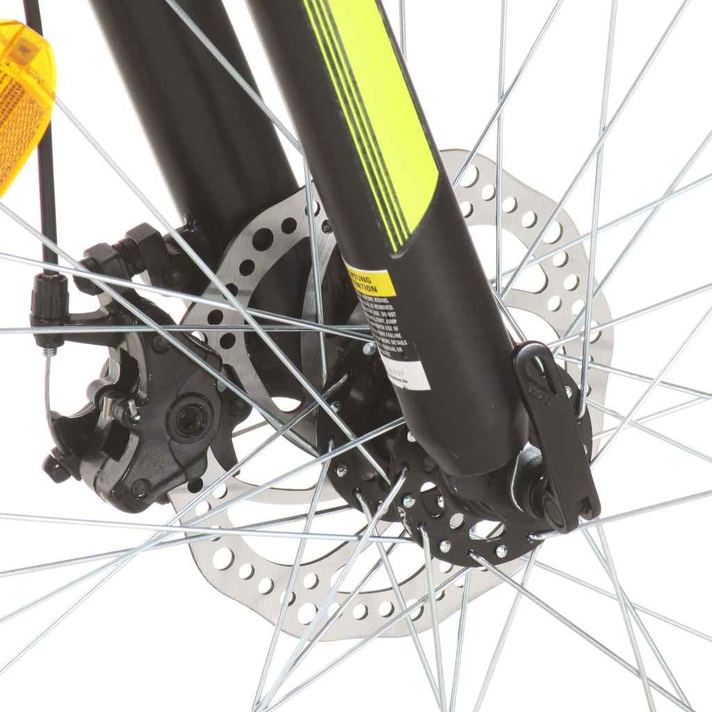 vidaXL Bicicleta de montanha 21 velocidades roda 27,5" 38 cm vermelho