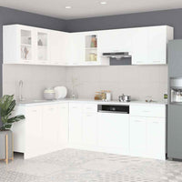 vidaXL 11 pcs armário de cozinha conjunto deriv. madeira Lyon madeira velha