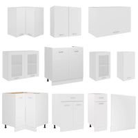 vidaXL 11 pcs armário de cozinha conjunto deriv. madeira Lyon madeira velha