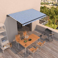 vidaXL Toldo retrátil manual 300x250 cm antracite