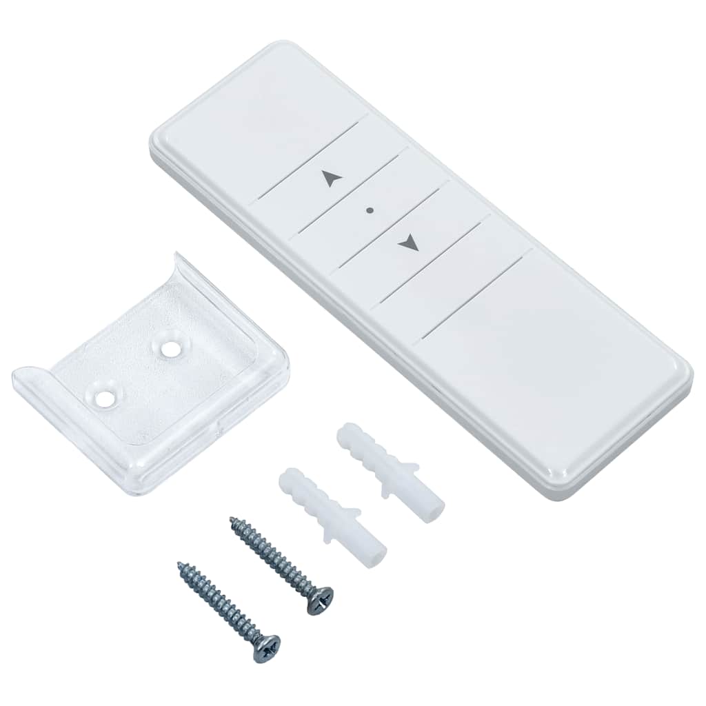 vidaXL Toldo automático c/ estore/LED/sensor de vento 4x3m azul/branco