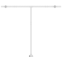vidaXL Toldo retrátil manual independente 300x250 cm azul e branco
