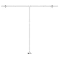 vidaXL Toldo automático independente 300x250 cm azul e branco