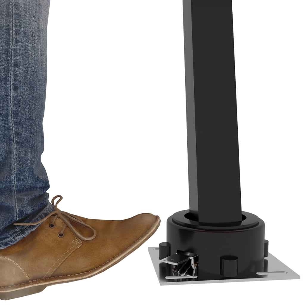 vidaXL Toldo automático independente 300x250 cm azul e branco