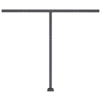 vidaXL Toldo automático independente 300x250 cm azul e branco