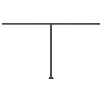 vidaXL Toldo autom. LED e sensor de vento 400x300 cm azul e branco