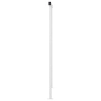 vidaXL Toldo retrátil manual com postes 3x2,5 m azul e branco
