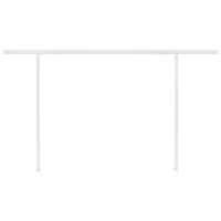 vidaXL Toldo automático c/ LED e sensor de vento 6x3 m azul e branco