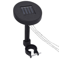 vidaXL Gazebo com cordões de luzes LED 3x3 m antracite