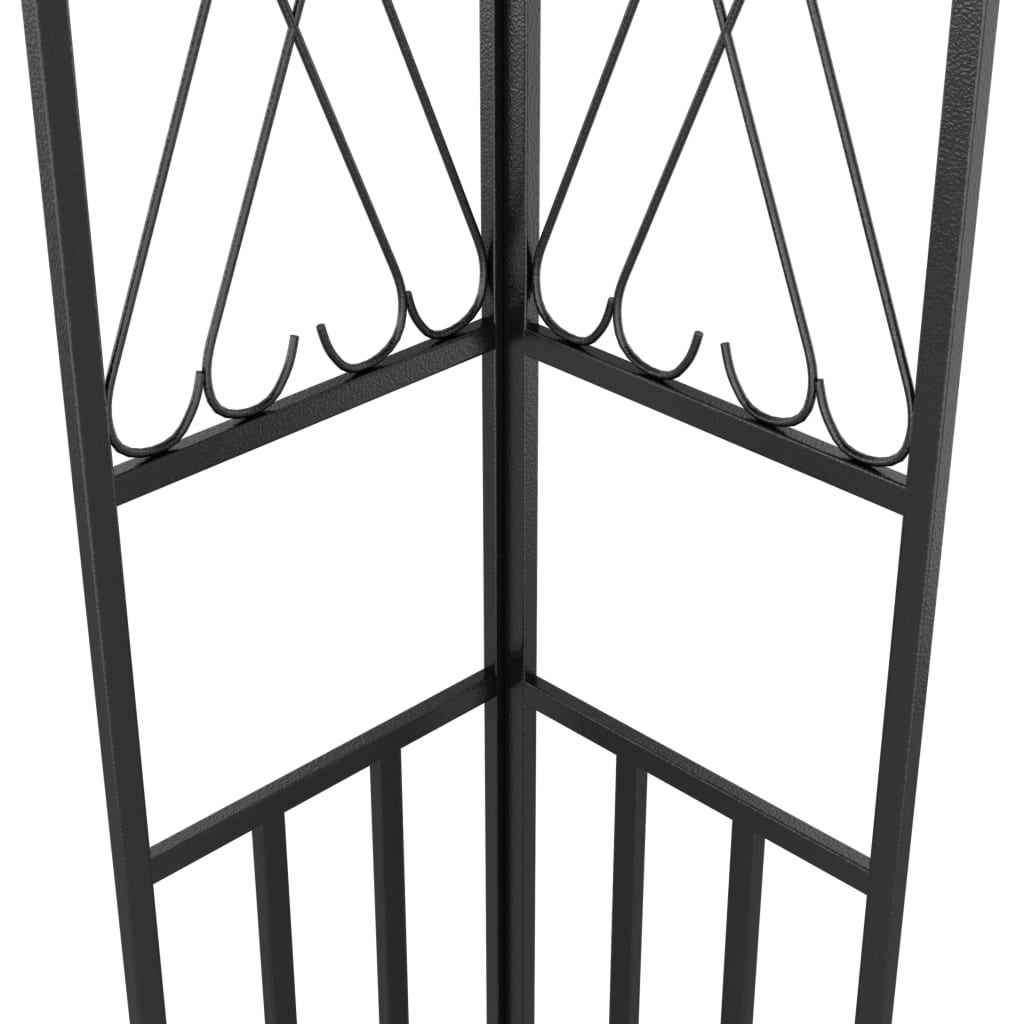 vidaXL Gazebo com cordões de luzes LED 3x3 m tecido cor creme