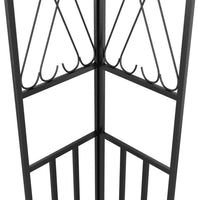 vidaXL Gazebo com cordões de luzes LED 3x3 m tecido cor creme