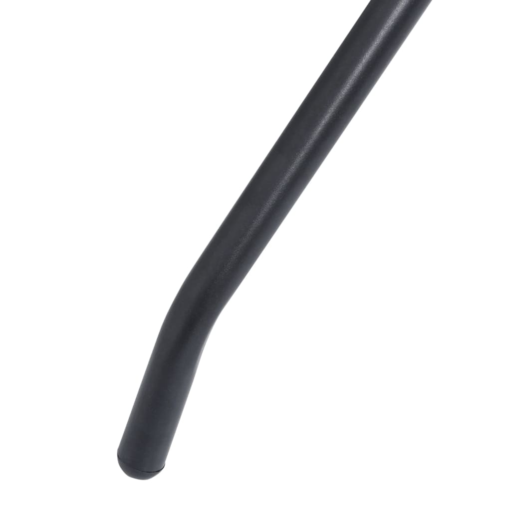 vidaXL 5 pcs conjunto de jantar para jardim alumínio e textilene preto