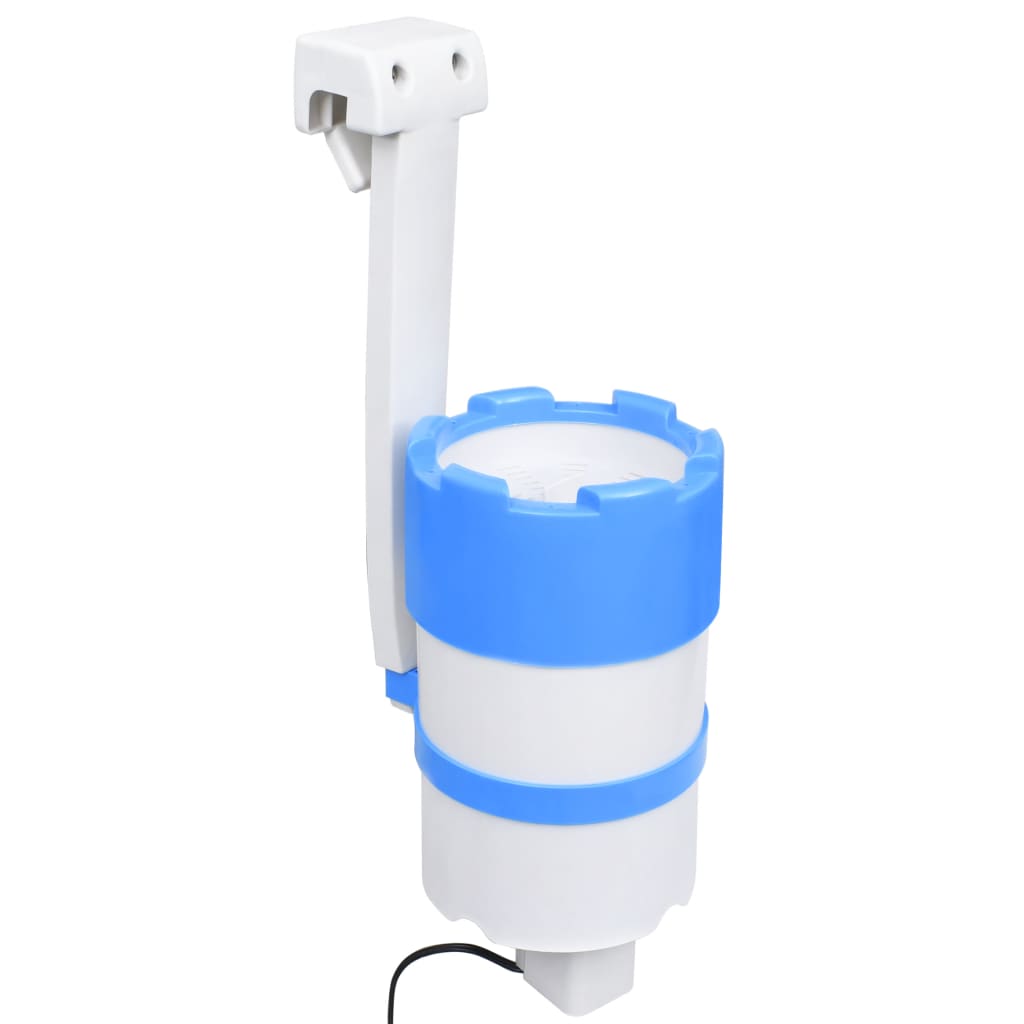 vidaXL Piscina Splasher c/ skimmer suspenso e bomba 350x90cm branco